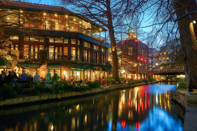 Residences near San Antonio river