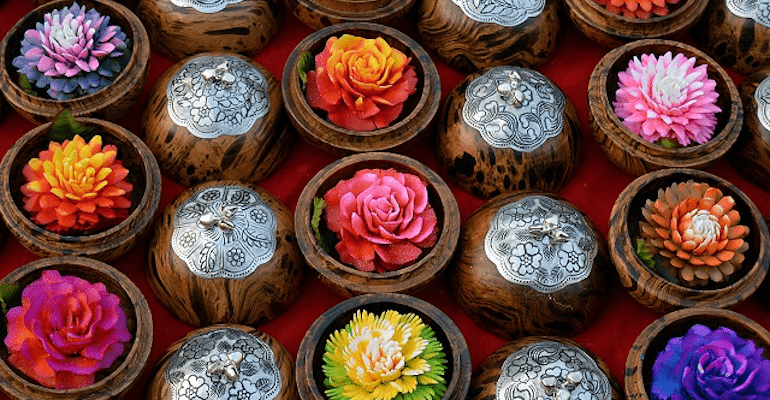 Bangkok market deco