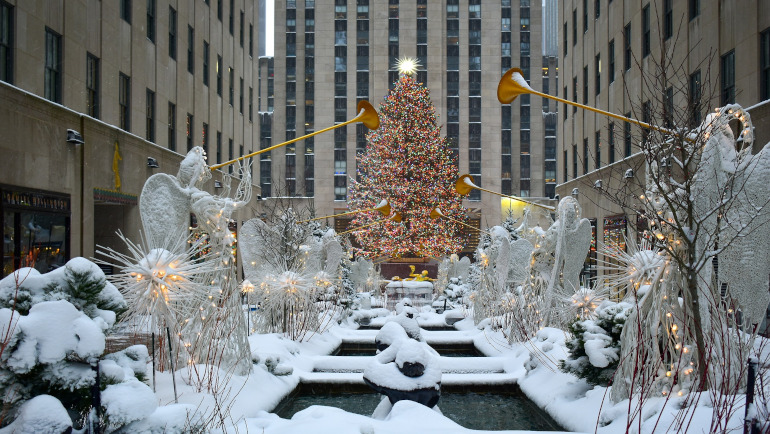 Christmas markets-New York